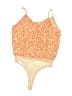Lush 100% Polyester Yellow Bodysuit Size M - photo 2