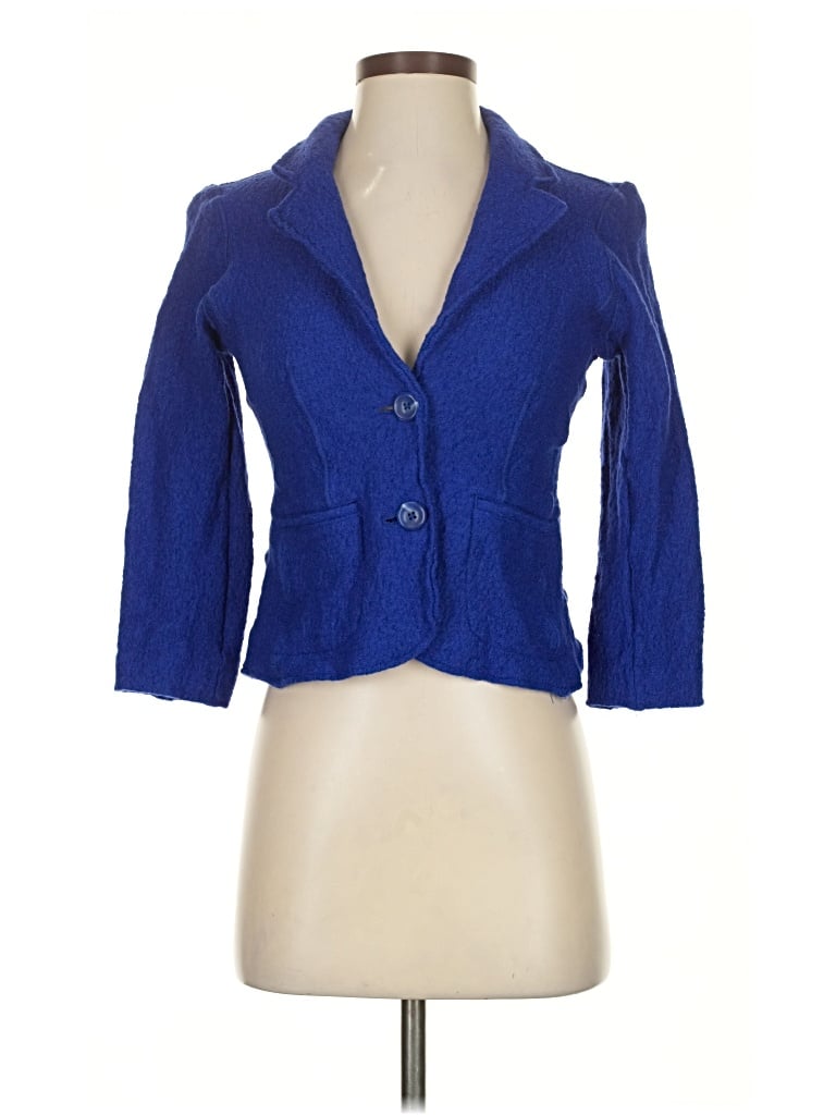 Pre-owned Chico's Blazer Jacket In Blue