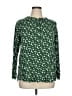 Amazon Essentials 100% Viscose Stars Green Long Sleeve Blouse Size XL - photo 1