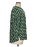 Amazon Essentials 100% Viscose Stars Green Long Sleeve Blouse Size XL - photo 4