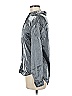 NY Jeans Metallic Silver Long Sleeve Blouse Size M - photo 5