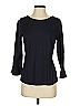 Talbots Black 3/4 Sleeve Top Size S - photo 4