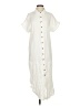 Unbranded 100% Polyester Ivory Casual Dress Size S - photo 1