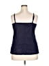 Lane Bryant 100% Polyester Blue Sleeveless Blouse Size 18 - 20 Plus - photo 2