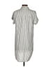 Madewell 100% Viscose Stripes Gray Silver Short Sleeve Button-Down Shirt Size XXS - photo 2