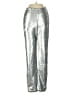 DELFI COLLECTIVE Metallic Silver Casual Pants Size XS - photo 1