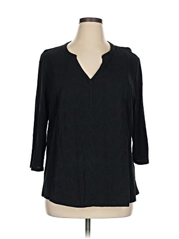 SONOMA life + style 3/4 Sleeve Blouse (view 1)