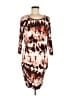 Venus Print Brown Casual Dress Size M - photo 1