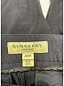 Burberry 100% Wool Solid Black Blue Wool Pants Size 8 - photo 6