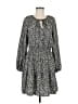 Gap 100% Rayon Paisley Gray Casual Dress Size M - photo 1