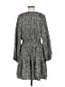 Gap 100% Rayon Paisley Gray Casual Dress Size M - photo 2