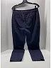 Burberry 100% Wool Solid Black Blue Wool Pants Size 8 - photo 7
