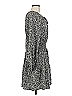 Gap 100% Rayon Paisley Gray Casual Dress Size M - photo 4
