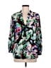 Parker 100% Polyester Floral Green 3/4 Sleeve Blouse Size M - photo 1