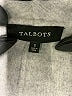 Talbots Chevron-herringbone Gray Wool Coat Size S - photo 6