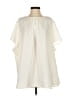 Unbranded Ivory Short Sleeve Blouse Size 26w - photo 1