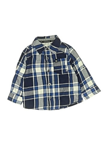 CALVIN KLEIN JEANS Long Sleeve Button-Down Shirt (view 1)