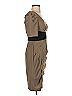 Max and Cleo 100% Polyester Brown Cocktail Dress Size 2 - photo 4