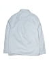 Zara Solid Blue Long Sleeve Button-Down Shirt Size 10 - photo 2
