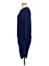 Unbranded Solid Blue Casual Dress Size L - photo 5