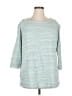 T by Talbots Teal Pullover Sweater Size XL - photo 1