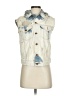 NSF 100% Cotton Ivory Denim Vest Size P (petite) - photo 1