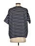 Tommy Hilfiger 100% Polyester Stripes Blue Short Sleeve Top Size XS - photo 2