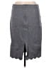 Banana Republic Solid Gray Casual Skirt Size 6 - photo 2