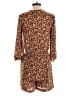 New York & Company 100% Polyester Floral Brown Red Romper Size XS - photo 2