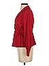 J.Crew 100% Polyester Red Long Sleeve Blouse Size 0 - photo 5