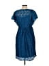 SD Collection 100% Nylon Blue Casual Dress Size 10 - photo 2