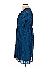 SD Collection 100% Nylon Blue Casual Dress Size 10 - photo 5