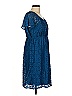 SD Collection 100% Nylon Blue Casual Dress Size 10 - photo 4