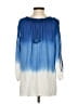 Cool Change 100% Rayon Blue 3/4 Sleeve Blouse Size S - photo 2