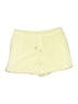 Dylan 100% Polyester Solid Yellow Athletic Shorts Size L - photo 1