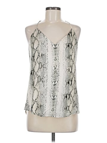 Lavender Brown Sleeveless Blouse (view 1)
