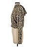 Socialite Animal Print Brown Cardigan Size S - photo 5