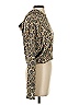 Socialite Animal Print Brown Cardigan Size S - photo 4