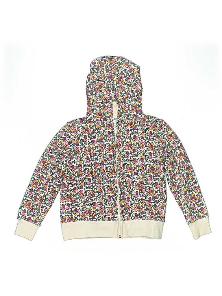 Pre-owned Amazon Essentials Kids' Zip Up Hoodie In White