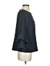 J.Crew 100% Polyester Blue 3/4 Sleeve Blouse Size 4 - photo 4