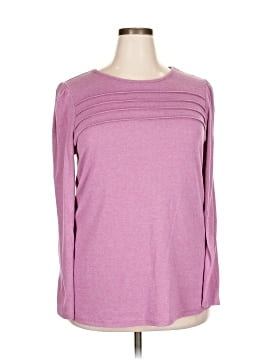 OFEEFAN Women's Long Sleeve Tunic Top - Casual Fall Shirt, Purple, Size Small
