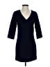 J.Crew 100% Polyester Solid Blue Casual Dress Size 00 - photo 1