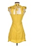 Eyeshadow 100% Rayon Yellow Casual Dress Size XS - photo 2