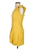 Eyeshadow 100% Rayon Yellow Casual Dress Size XS - photo 5