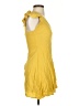 Eyeshadow 100% Rayon Yellow Casual Dress Size XS - photo 4