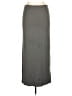 H&M Solid Gray Formal Skirt Size L - photo 2