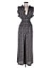 Max Studio Paisley Gray Black Jumpsuit Size S (estimated) - photo 1