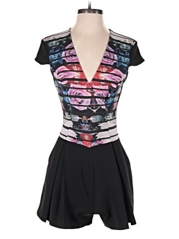 Pink Stitch Romper (view 1)