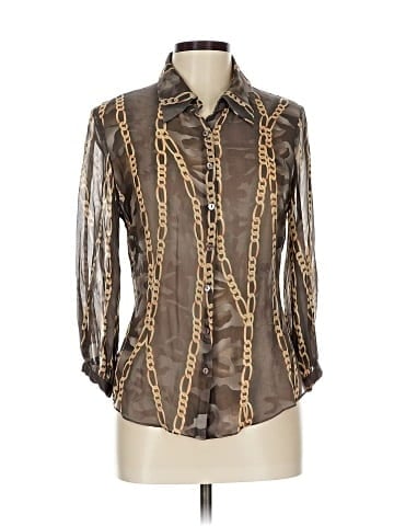 Spiegel 3/4 Sleeve Silk Top (view 1)