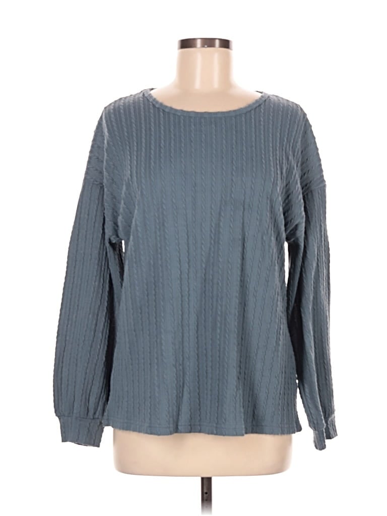 Pre-owned Ekouaer Long Sleeve T-shirt In Gray